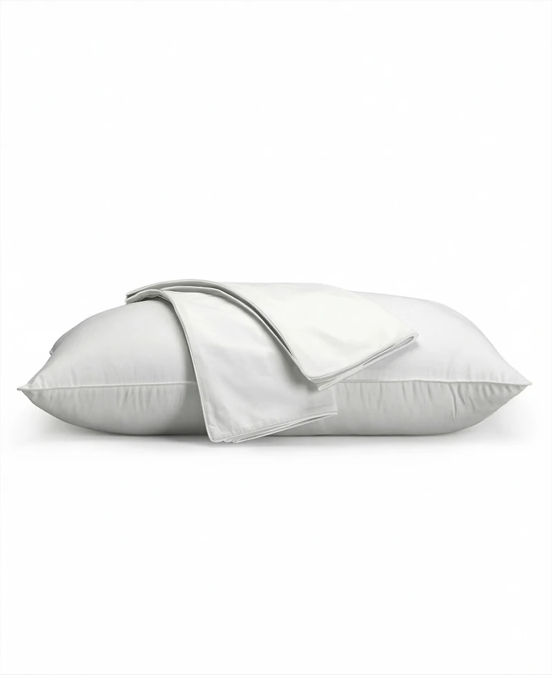 Ella Jayne 100% Cotton Percale Hidden Zipper 2-Pack Pillow Protectors, King