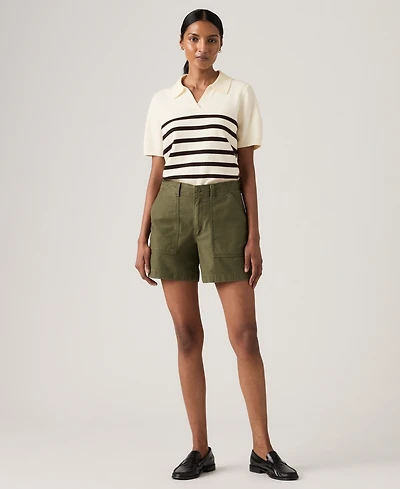 Levi's Women's Cinch Utility Mid-Rise Shorts