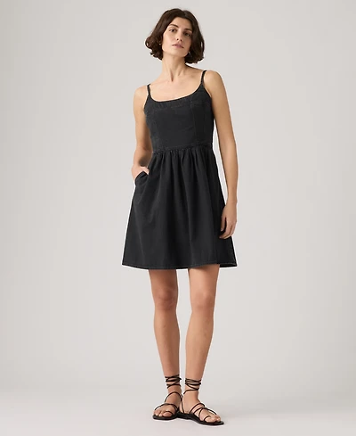 Levi's Women's Jadine Square Neck Denim Mini Dress