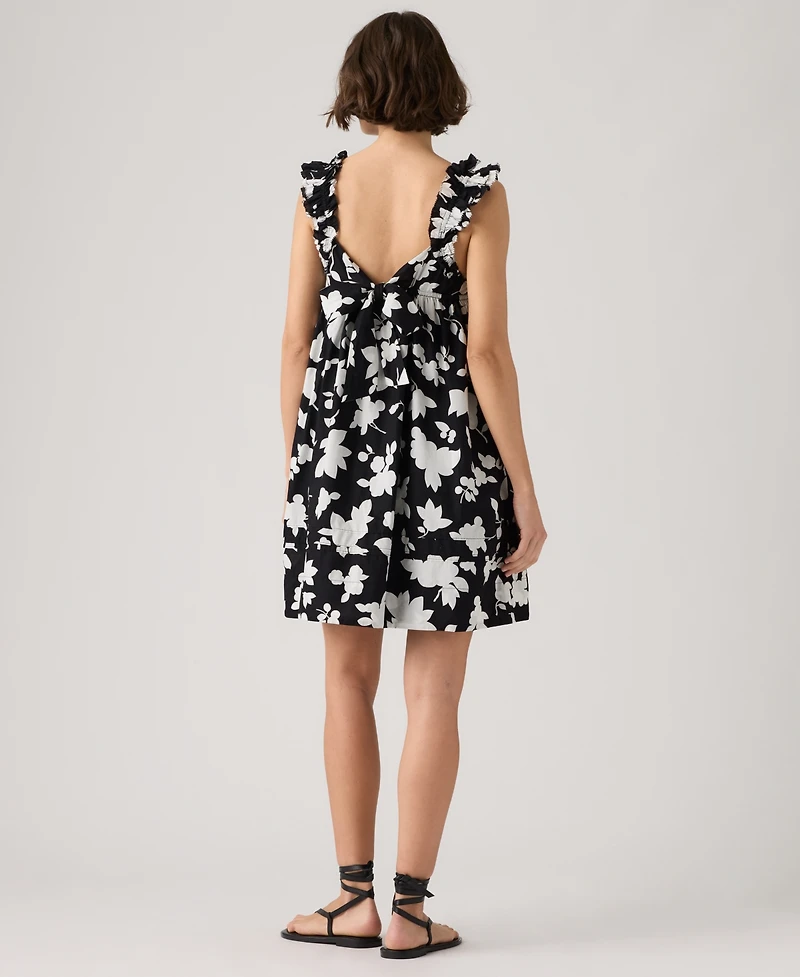 Levi's Women's Meg Printed Sleeveless Cotton Mini Dress