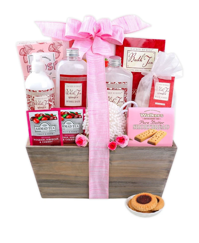 Alder Creek Gift Baskets Tea Tranquility Spa Gift Basket, 12-Pc.