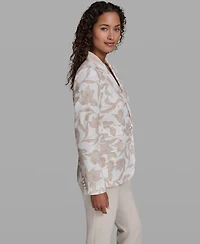 Karl Lagerfeld Paris Women's Notch Lapel Jacket