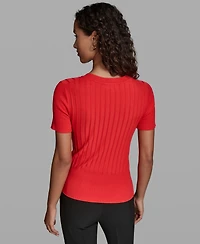 Karl Lagerfeld Paris Women's Crew Neck Sweater