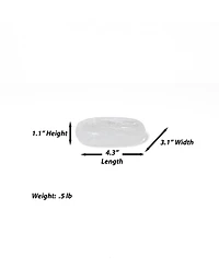 Roselli Trading Company Clouds Resin Soap Dish
