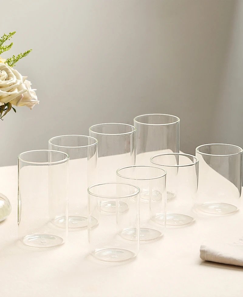 Stone Lain Celina Borosilicate Glasses, Set of 8