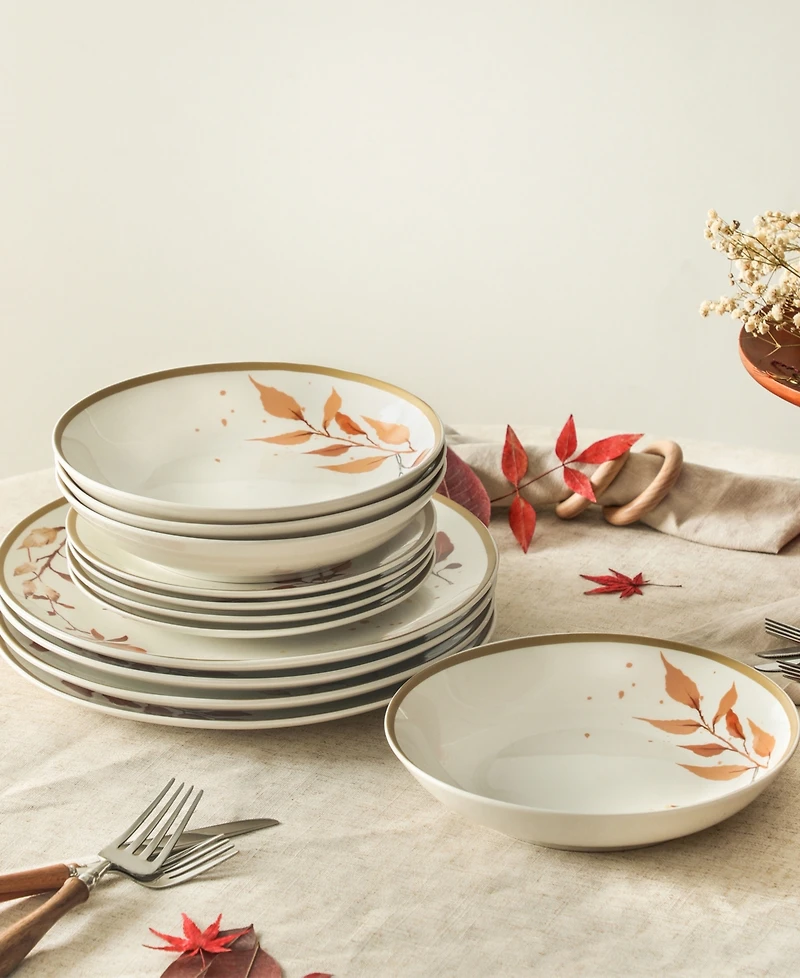 Stone Lain Maple 24-Pc. Dinnerware Set, Service For 8