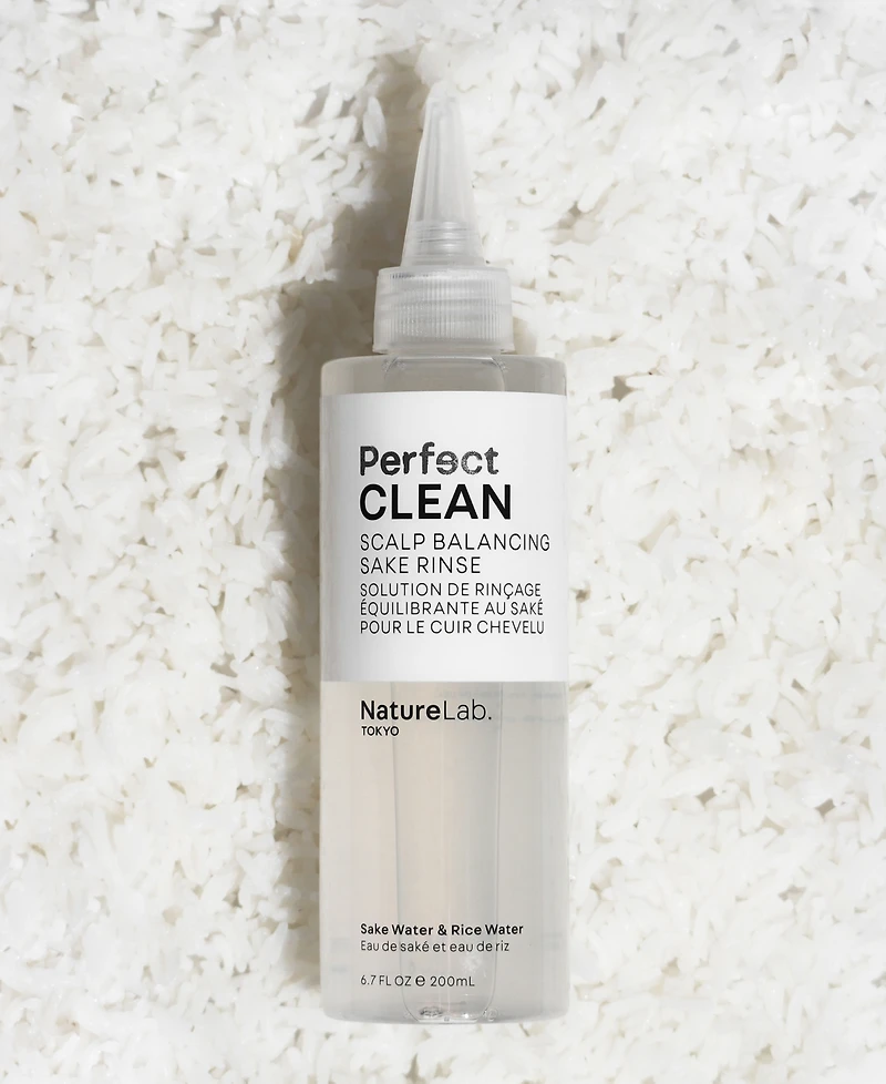NatureLab Tokyo Perfect Clean Scalp Balancing Sake Rinse, 6.7 oz.