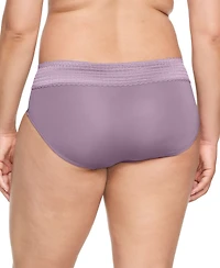 Warners No Pinching Problems Dig-Free Comfort Waist with Lace Microfiber Hi-Cut 5109
