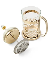 MacKenzie-Childs Sterling Check French Press