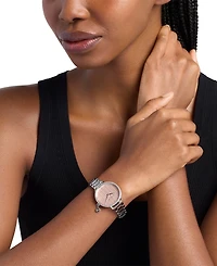 Michael Kors Women's Pyper Quartz Two-Hand Silver Stainless Steel Watch 32mm