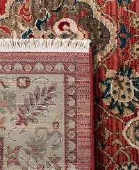 Lauren Ralph Lauren Ariel LRL1255C Red and Beige 5'1" X 7'6" Area Rug