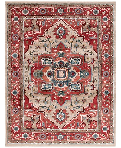 Lauren Ralph Lauren Quentin LRL1298C Red and Beige 8' X 10' Area Rug