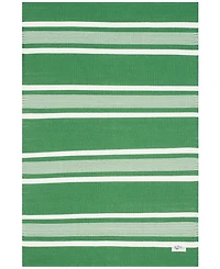 Lauren Ralph Lauren Hanover Stripe LRL2461B Green 4' X 6' Outdoor Area Rug