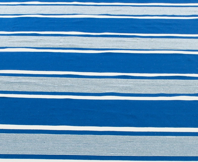 Lauren Ralph Lauren Hanover Stripe LRL2461C Blue 5' X 8' Outdoor Area Rug