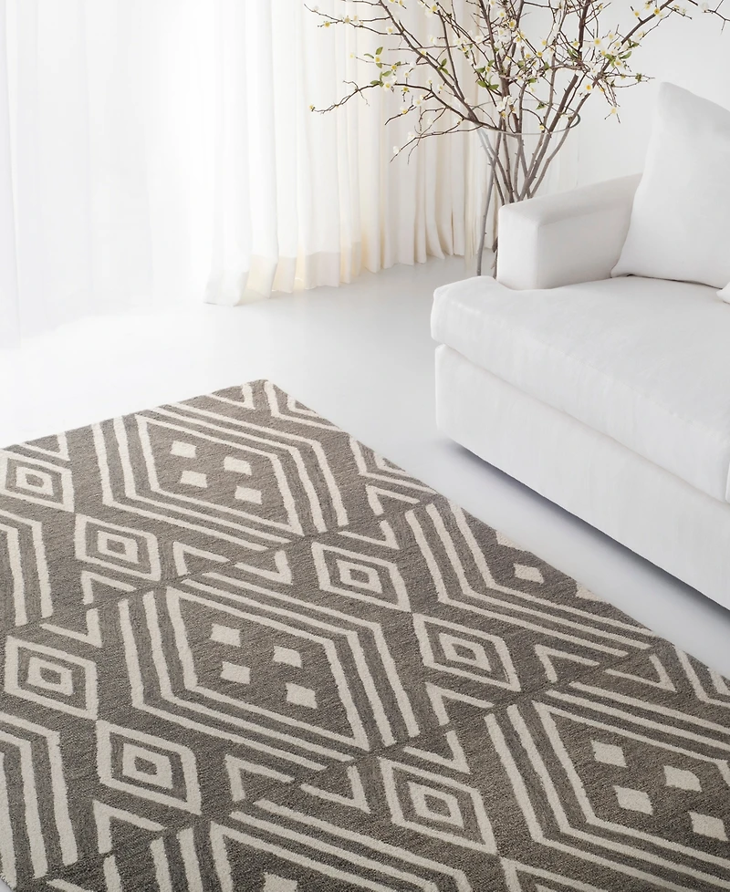 Lauren Ralph Lauren Imani Geometric LRL6609F Sepia 4' X 6' Area Rug