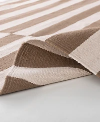 Lauren Ralph Lauren Ludlow Stripe LRL7350C Sepia 4' X 6' Area Rug