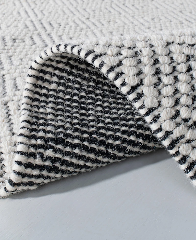 Lauren Ralph Lauren Eleanora LRL6503B Black and Cream 9' X 12' Area Rug