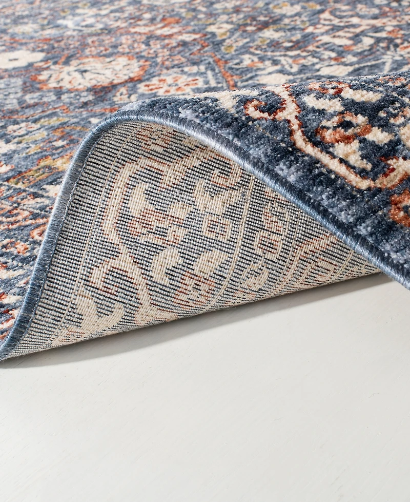 Lauren Ralph Lauren Belvoir LRL1300A Navy 5'3" X 7'6" Area Rug