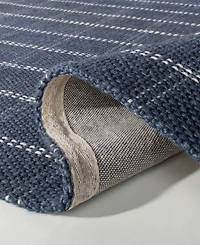 Lauren Ralph Lauren Tamworth Check LRL6450D Navy 4' X 6' Area Rug