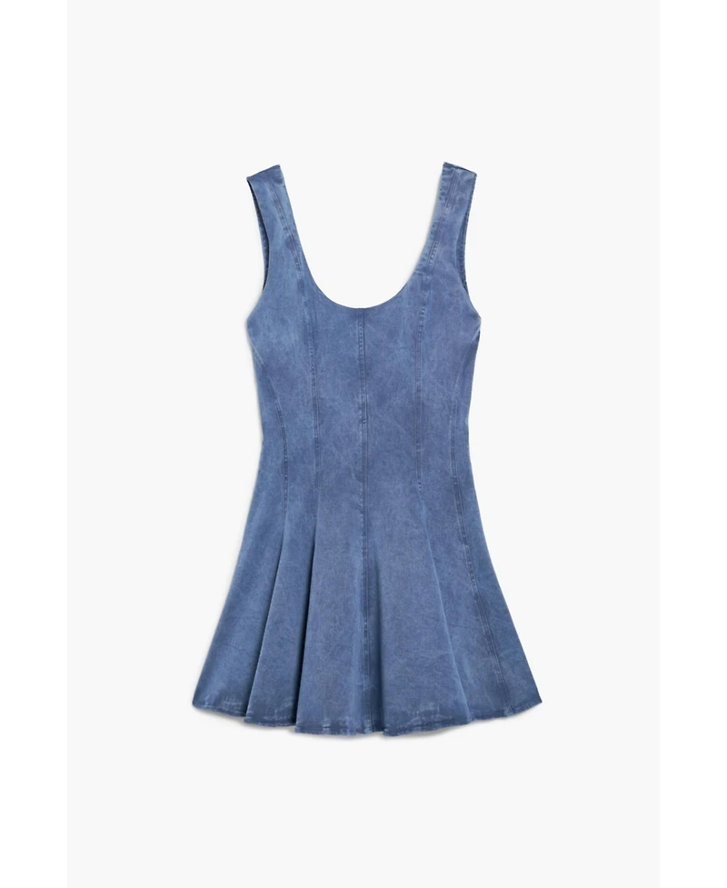Desigual Women's Skater dress denim effect