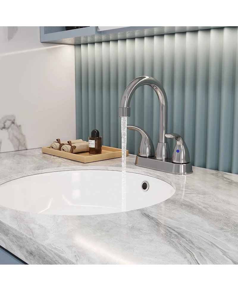 Busdays Cupc Certified 2 Handle Bathroom Sink Faucet Chrome Finish