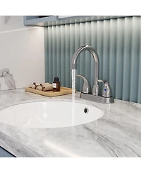 Busdays Cupc Certified 2 Handle Bathroom Sink Faucet Chrome Finish