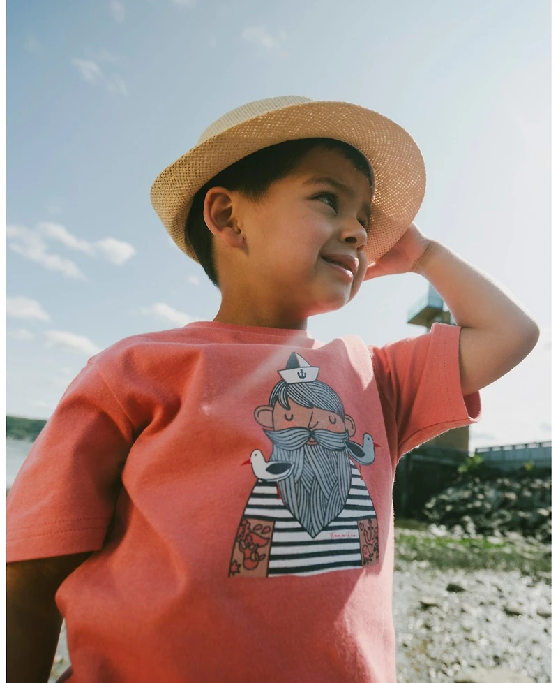 Deux par Deux Big Boy's Organic Cotton Short Sleeve T-Shirt
