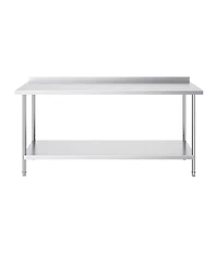 Sugift Stainless Steel Heavy Duty Prep Work Table 24 x 72 x 36 in for Kitchen