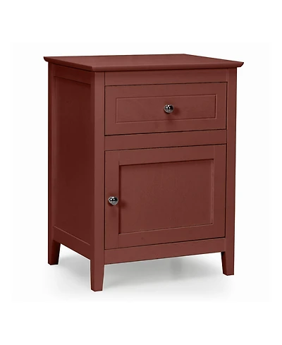 sumyeg 2-Tier Accent Table with Spacious Tabletop