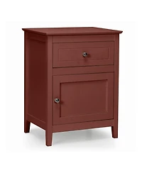 sumyeg 2-Tier Accent Table with Spacious Tabletop