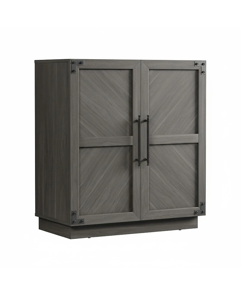 Yigii Sideboard Buffet Cabinet Farmhouse Storage Adjustable Shelves Living Room Entryway