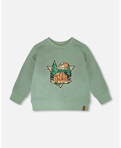 Deux par Deux Little Boys French Terry Sweatshirt