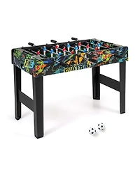Slickblue 37 Inch Mini Foosball Table 2-in-1 Game Table with Detachable Legs for Tabletop