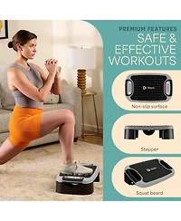 Lifepro 4-in-1 Aerobic Balance Board & Step Platform - Adjustable Non-Slip Slant Board & Stepper for Home Workouts