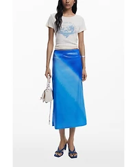 Desigual Women's Tie-dye Midiskirt