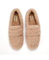 Dearfoams Women's Madeline Luxe Teddy Loafer Slipper