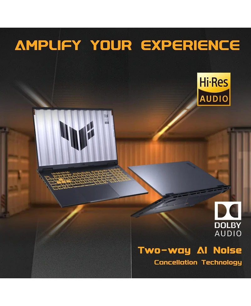 Asus Tuf F16 16" Traditional Laptop Intel Core i7 64GB Ram Nvidia GeForce Rtx 5050 4TB Ssd Storage Windows 11 Pro 165Hz - Grey