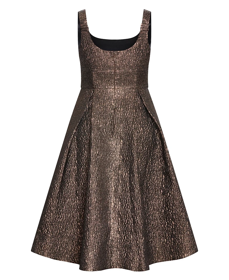 City Chic Women's Rosella Jacquard Midi Dress