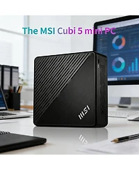 Msi Cubi 5 Mini Desktop Intel Core i5 16GB Ram Intel Uhd Graphics 256GB Ssd Storage Windows 11 Pro