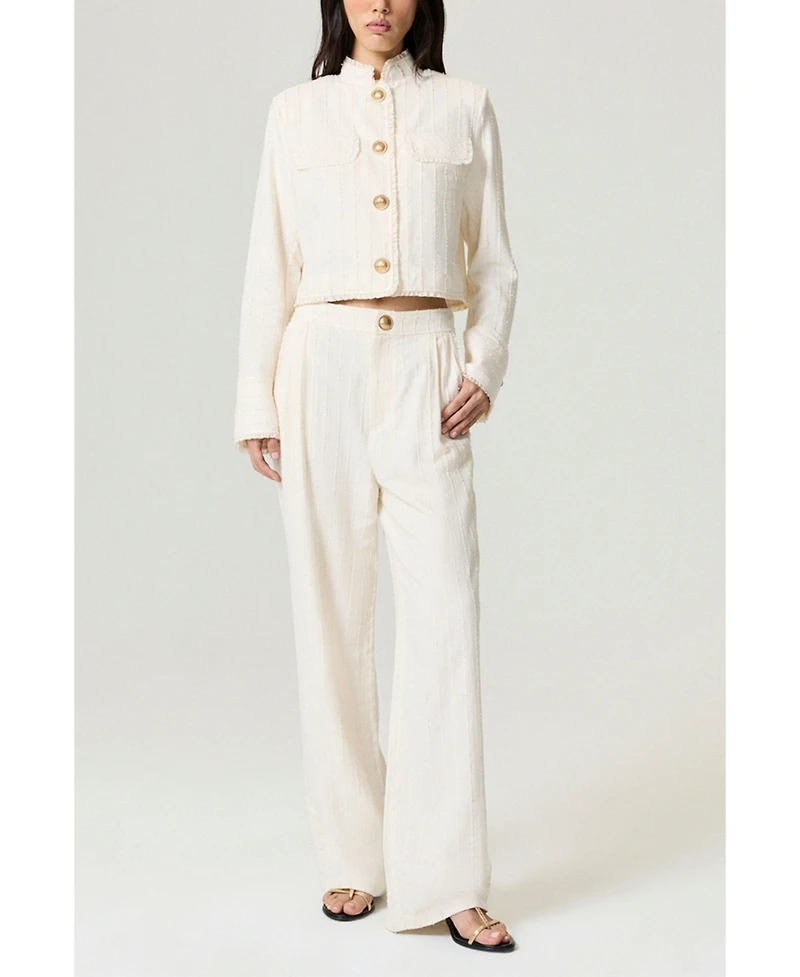 Nocturne Women's Embellished Utility Jacket