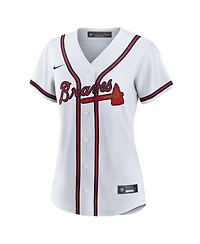 Nike Women's Ozzie Albies White Atlanta Braves Home Replica Jersey