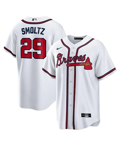 Nike Men's John Smoltz White Atlanta Braves Home Retired Player Replica Jersey