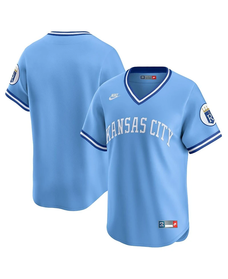 Nike Men's Light Blue Kansas City Royals Cooperstown Collection Limited Jersey