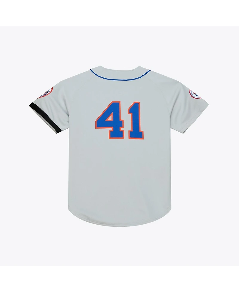 Mitchell & Ness Men's Tom Seaver Gray New York Mets 1976 Authentic Jersey