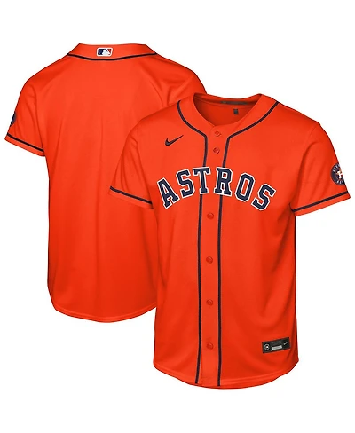 Nike Big Boys and Girls Orange Houston Astros Alternate Stadium Jersey
