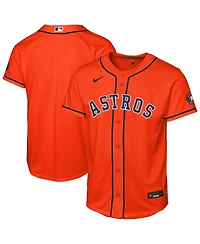 Nike Big Boys and Girls Orange Houston Astros Alternate Stadium Jersey