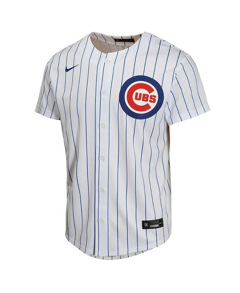 Nike Big Boys and Girls Pete Crow-Armstrong White Chicago Cubs Home Game Player Jersey