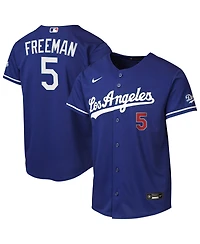 Nike Big Boys and Girls Freddie Freeman Royal Los Angeles Dodgers Alternate Stadium Jersey