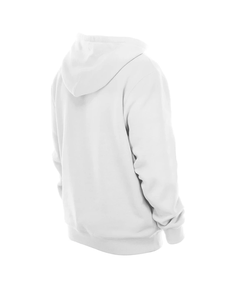 New Era Men's White Los Angeles Dodgers 2026 Gold Collection Logo Hoodie