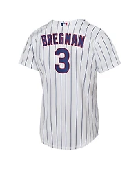 Nike Big Boys and Girls Alex Bregman White Chicago Cubs Home Replica Jersey